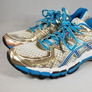 Asics Gel Kayano 20, Blue and Champagne